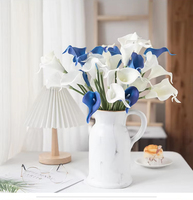Künstliche Calla-Lilie PU-Blume Realistische Kunstblumen Handgefertigte Weiche Langlebige Hochzeitsblumenarrangements