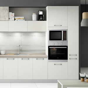 CBMmart Custom Solid Wood Kitchen Cabinets Luxury Wood Design with Soft-Close Hinges &amp; Quartz Countertop - Product Image 1