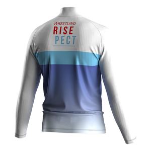 Sweat-shirts unisexe de haute qualité pour hommes, personnalisés, pour l'échauffement de lutte, à col zippé 1/4 ou 1/2, coupe oversize, style mode, col ras du cou - Product Image 2