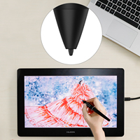 Stylo à plumes en feutre en plastique adapté au stylet de dessin Huion