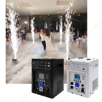 Getyourreal SF-w600 Machine à feux d'artifice électriques en métal pour mariage, machine à étincelles froides, brouillard dansant, DMX512 2CH, télécommande