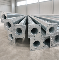 Fabricant de poteaux d'éclairage octogonaux OEM ODM, 3m-30m, galvanisation à chaud, acier Q355, conception personnalisée, CE ISO, application carrée