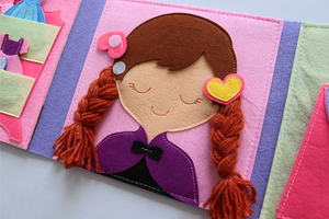 Libro Sensorial <span class=keywords><strong>de</strong></span> Fieltro con Diseño <span class=keywords><strong>de</strong></span> Castillo, para Actividades Tranquilas y Creativas, Aprendizaje Temprano, para Niños <span class=keywords><strong>de</strong></span> 5 <span class=keywords><strong>a</strong></span> 7 <span class=keywords><strong>A</strong></span>ños, Ecológico, Estilo Montessori - Product Image 3