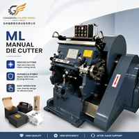 Machine de découpe et de rainurage manuelle à plateau pour la fabrication de carton ondulé à haute efficacité