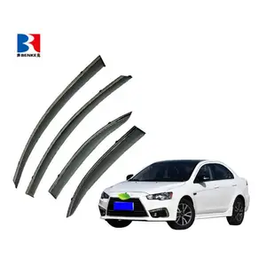 Für MITSUBISHI LANCER EX 2006 2009 High-End-PC+EISTAIL Regenschutzglas-Vindoorvisor