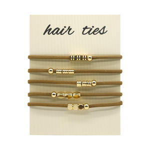 Ensemble <span class=keywords><strong>de</strong></span> 5 attaches pour cheveux personnalisables, bracelets bohèmes pour femmes, attaches pour <span class=keywords><strong>queue</strong></span> <span class=keywords><strong>de</strong></span> <span class=keywords><strong>cheval</strong></span>, bracelet pour filles, accessoires mignons pour cheveux - Product Image 6