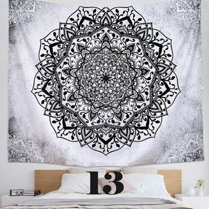 Kain Jacquard cetak permadani <span class=keywords><strong>Mandala</strong></span> Psychedelic India untuk dekorasi kamar tidur gaya Bohemian Hippie untuk ruang tamu - Product Image 2