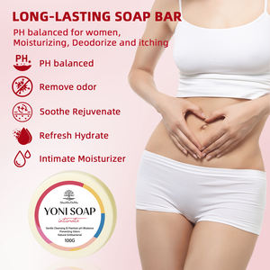 개인 라벨 PH 밸런스 유기농 여성 케어 질 클렌징 미백 허브 요니 바 비누 수제 솔리드 - Product Image 3