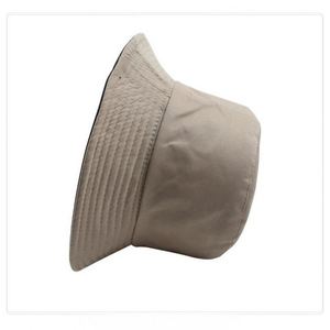 Wholesale Summer Cotton Bucket Hat with Customized Embroidery Printed Logo Visor for Fishermen Designed by the <strong>Maker</strong> - Product Image 4