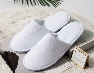 Pantuflas de <span class=keywords><strong>Hotel</strong></span> Personalizadas de Bajo Costo al por Mayor, Pantuflas de Spa para Habitaciones de Huéspedes, Punta Cerrada, Portátiles, Ecológicas, Antideslizantes, de Un Solo Uso - Product Image 6