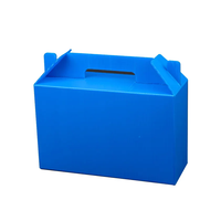Offre spéciale Boîtes à tiroirs de stockage d'œufs en plastique ondulé dur pliable avec support étanche personnalisé