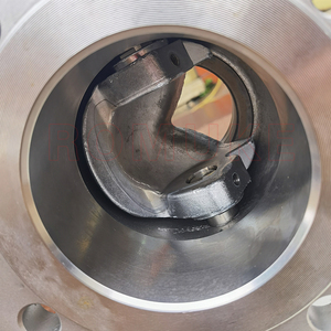 Válvula de Bola Tipo V con Brida Neumática de Acero Inoxidable Estándar GB VQ647H-16P CF8 CF3 CF8M CF3M - Product Image 6