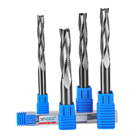 YingBa Fraise spirale à 3 cannelures à extrémité plate pour ébavurage rapide, pour usinage CNC, Fabricant