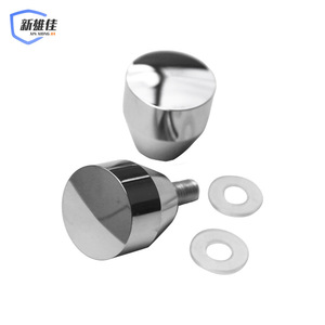 Manija de puerta de acero inoxidable Xin Xiong Jia para baño y aseo, diseño minimalista, manija de puerta corredera de un solo orificio - Product Image 3
