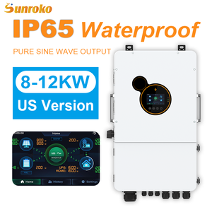 ซันโรโก ระบบไฮบริดพลังงานแสงอาทิตย์แบบเฟสแยก สำหรับไฟฟ้ากระแสสลับ 120V 240V 10Kw 12Kw ความถี่ต่ำ - Product Image 4