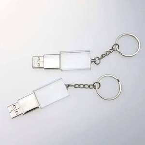 Clés USB en cristal de verre de luxe pour photographe de mariage Kristalli, clé USB 32 Go 64 Go - Product Image 6