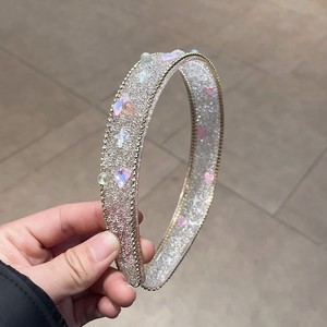 Diadema de Cristal Estilo Coreano con Pedrería, Elegante Accesorio para el Cabello con Forma de Corona para <span class=keywords><strong>Mujer</strong></span>, Impermeable y Ecológico, Ideal para Bodas - Product Image 4