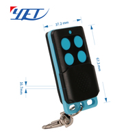 YET2179 Télécommandes sans fil de haute qualité 433 MHz 4 boutons de couleur bleue pour ouvre-porte avec certificat CE et RoHS