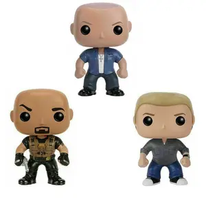 DOM TORETTO Funk POP Film Fast & Furious Action figuren Vinyl Kinderspiel zeug Mini-Plastik figuren