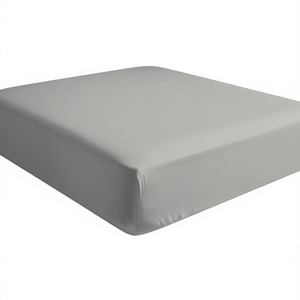 Sábana Ajustable 100% Algodón Gris Italiano Tamaño King 180x200cm - Product Image 3