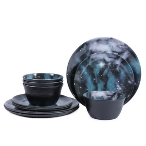 Set di piatti in melamina Ultra resistente con cielo <span class=keywords><strong>stellato</strong></span> Set di stoviglie in melamina - Product Image 2