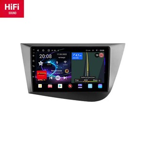 Redpower HI-Fi DVD de coche para <span class=keywords><strong>Seat</strong></span> <span class=keywords><strong>Leon</strong></span> 2 <span class=keywords><strong>2005</strong></span> - 2012 DVD Radio DSP reproductor Multimedia navegación Android 10,0 - Product Image 2