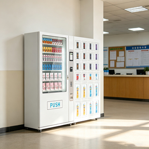 Máquina expendedora de casilleros para artículos minoristas, gabinete de almacenamiento inteligente de acero personalizado, servicio automático 24 horas, gabinete de almacenamiento automático. - Product Image 1
