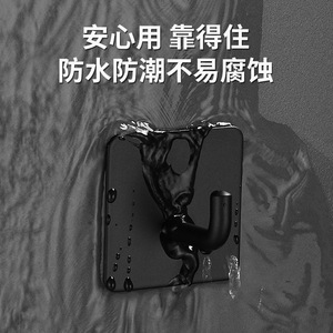 Stainless Steel Wall <b>Hook</b> Single Adhesive Mount Square Polished Finish Bathroom <b>Kitchen</b> Use - Product Image 4