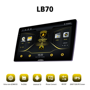 Autoradio Android haut de gamme 6 Go 128 Go avec GPS, écran IPS 9,35 pouces, CarPlay sans fil, Android Auto pour lecteur <span class=keywords><strong>CD</strong></span> coaxial optique 48 DSP - Product Image 1