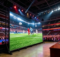 Panel Layar LED Video Wall Berkualitas Tinggi Full Color untuk Sewa Indoor, Ukuran Kabinet 2.604, 500Mm*500Mm