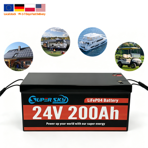 Batteries Lifepo4 25,6 V 200 Ah, batteries lithium-ion Bluetooth, batteries Lifepo4 24 V 200 Ah pour système solaire - Product Image 1