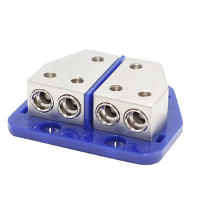 DB-18 di rame 12V crimpatura morsettiera blocco di distribuzione di potenza 4x8 Gauge di ingresso 2x4 Gauge di uscita per applicazioni <span class=keywords><strong>Audio</strong></span>/Video - Product Image 4