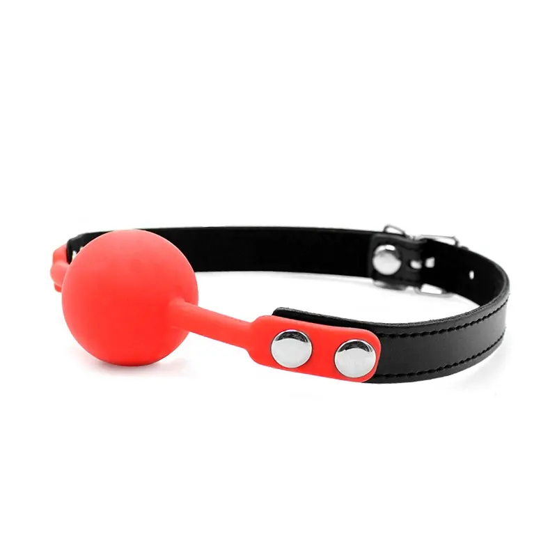 Flüssiges Silikon SM Mund Plug Ball Bondage Fesseln Silikon Ball Gag Harness mit Lock BDSM Paare Silikon Soft Ball Knebel