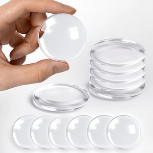 6 autocollants ronds transparents et durables en PU pour poignée de <span class=keywords><strong>porte</strong></span> et butée de <span class=keywords><strong>porte</strong></span>, étanches et insonorisants - Product Image 4