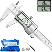 Calibre numérique TRANRICH 0-6 pouces, outil de mesure, calibre à vernier en acier inoxydable avec fonction pouces et mm