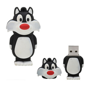 <span class=keywords><strong>Sylvester</strong></span> Usb Flash Drive 2,0 16GB 32GB Pendrive USB 3,0 64GB Memory Stick 4GB 8GB Black Cat Flash Drive 128GB - Product Image 1