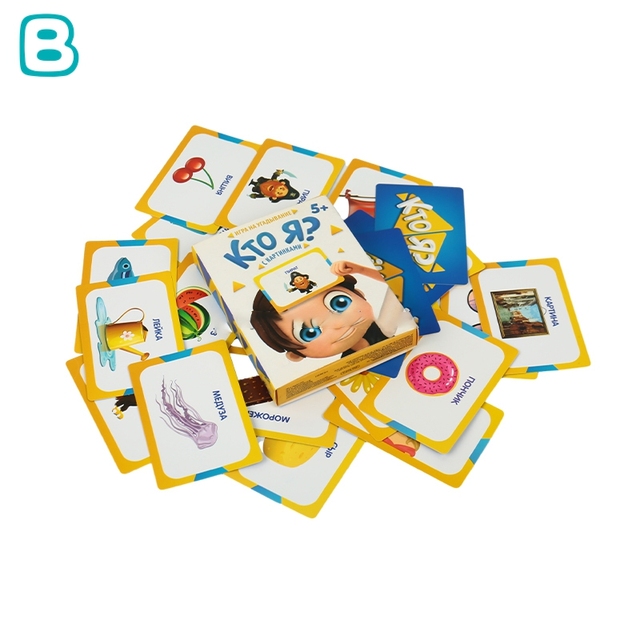 Customized Children's Education Card Game Learning Kids Paper Educational Toys Flash Cards Cognitive Cards