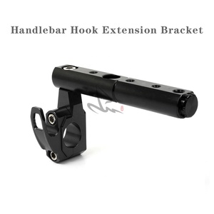 Tige d'extension multifonctionnelle de crochet de <span class=keywords><strong>guidon</strong></span> de <span class=keywords><strong>moto</strong></span> en aluminium CNC <span class=keywords><strong>22MM</strong></span> pour les pièces universelles Yamaha Nmax ADV Xmax - Product Image 2