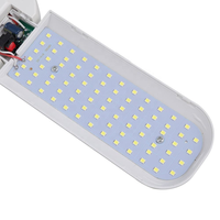 Ampoule en forme de ventilateur SMD à 180 degrés, haute luminosité 2600 lumens, 26W AC220-240V, culot E27, pour intérieur, chambre, salon, CRI80 6500K