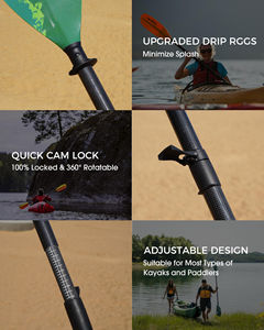 Pagaie de kayak et de SUP en fibre de carbone flottante réglable HONOR, légère et pliable pour les sports nautiques en canoë - Product Image 3
