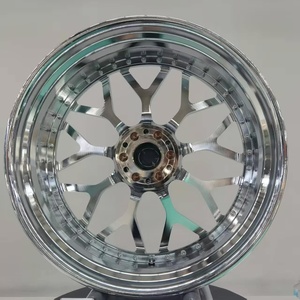 SYG-1019ล้อโครเมียม2ชิ้นสีเงินแท้ขอบ19นิ้วสำหรับ Nissan 350Z 370Z Infiniti G35 G37 Q50 Q60ล้อ V1 <span class=keywords><strong>Nismo</strong></span> - Product Image 3