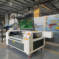 Machine de gravure et de découpe au laser CO2 80W/100W pour acrylique, bois, cuir, pierre, caoutchouc, contreplaqué, MDF - Refroidie par eau CNC