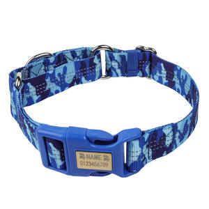 <span class=keywords><strong>2025</strong></span> Neue Innovationen Reflektieren des graviertes explosions geschütztes Anti-Lost-Halsband für Haustiere mit verstellbarem großem Hunde halsband Hunde halsband - Product Image 2