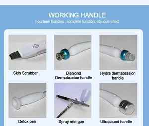 Brosse exfoliante SPA 18+3 pour soins du visage, rajeunissement, gommage, dermabrasion froide, nettoyage, lifting, injection, ventouses aquatiques - Product Image 3