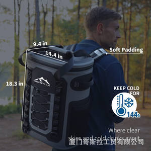 Godzilla Insulated <b>Cooler</b> <b>Backpack</b> 18.3x14.4x9.4 In Soft Padding Keep Cold 144h Outdoor Hiking - Product Image 1