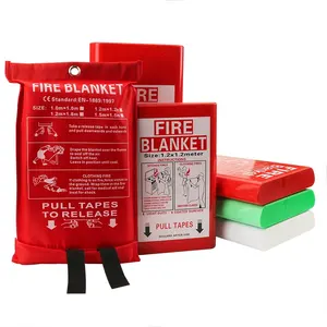 EN1869 2019 Fire Blanket Fiberglass Fire Emergency Blanket For Home