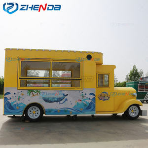 Camion de crème glacée de rue camion de nourriture mobile électrique personnalisé bon marché chariot à café camion à hot dog d'occasion à <span class=keywords><strong>vendre</strong></span> - Product Image 5