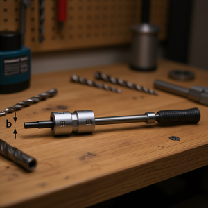 Barra de extensión para herramientas eléctricas 468 E de 100 mm de longitud para perforaciones de precisión y espacios reducidos - Product Image 3