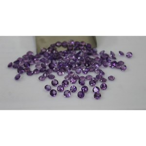 Piedra Preciosa de Amatista Africana Natural de 9 mm y 1.968 Ct, Corte Brillante Redondo, para Joyería - Product Image 2