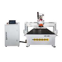 4x8 ft automatique 3d cnc sculpture sur bois machine bois/mdf/contreplaqué coupe cnc routeur machine pour les arts et l'artisanat